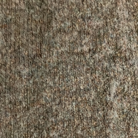 Madewell Women’s Crop Pink/Cream/Brown Alpaca Wool Blend 1/2 Zip Sweater S - Picture 9 of 11